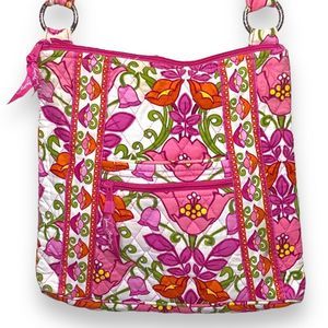 Vera Bradley Lilli Belle Hipster Crossbody Purse Adjustable Strap Floral